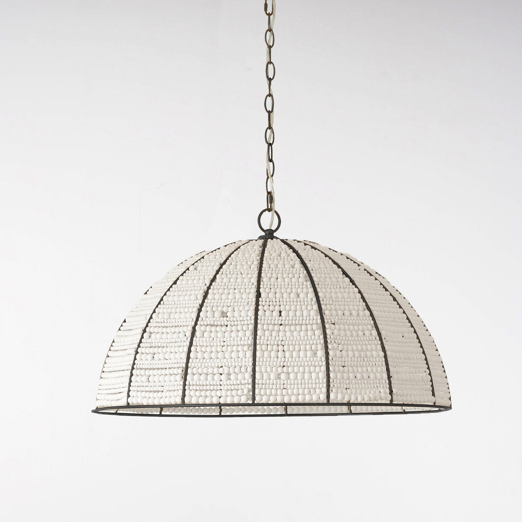 Estelle Beaded Dome Pendant Light - Chic Accent for Any Space
