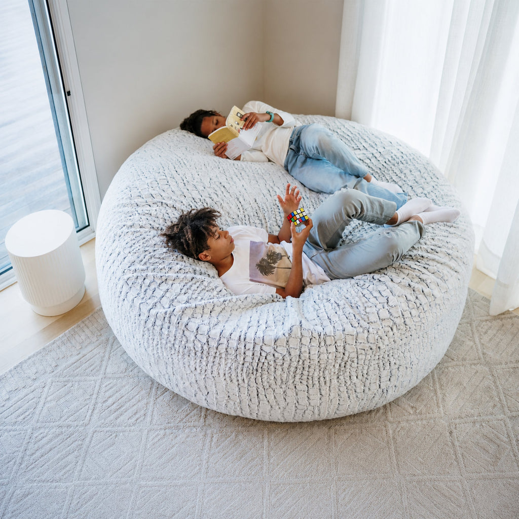 DreamPod Classic Cashmere Bean Bag - Luxurious Comfort & Support