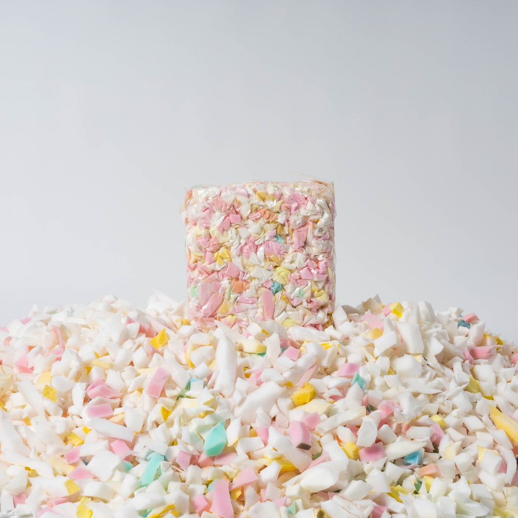 Premium Shredded Foam Filling for Bean Bags & Toys - Eco-Friendly