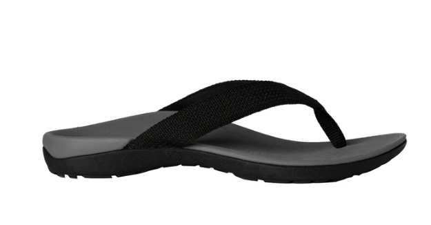 Axign Orthotic Flip Flops with Arch Support - Comfortable Grey Sandals
