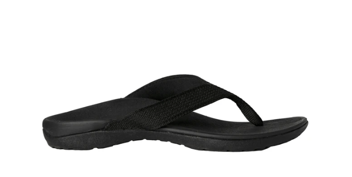 Axign Orthotic Flip Flops with Arch Support - Black for Men