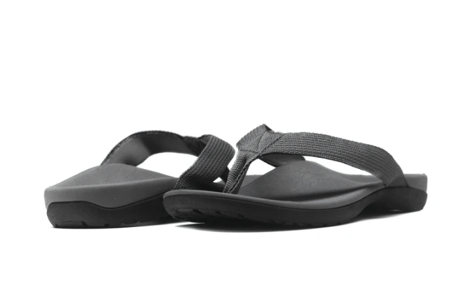 Axign Premium Orthotic Flip Flops with Arch Support – Women's Grey