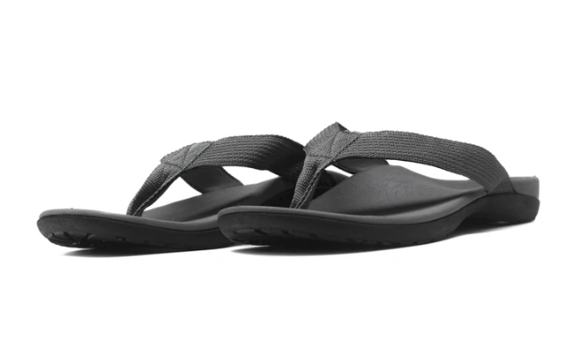 Axign Premium Orthotic Flip Flops with Arch Support – Women's Grey