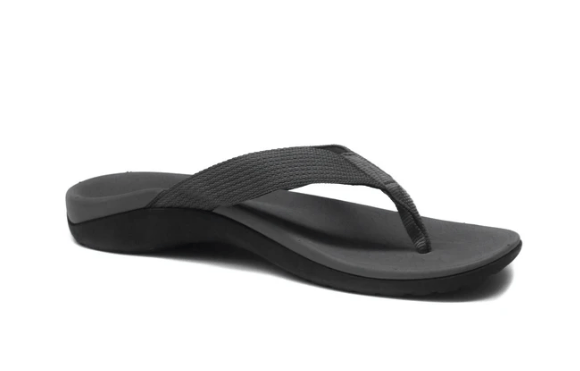Axign Premium Orthotic Flip Flops with Arch Support – Women's Grey