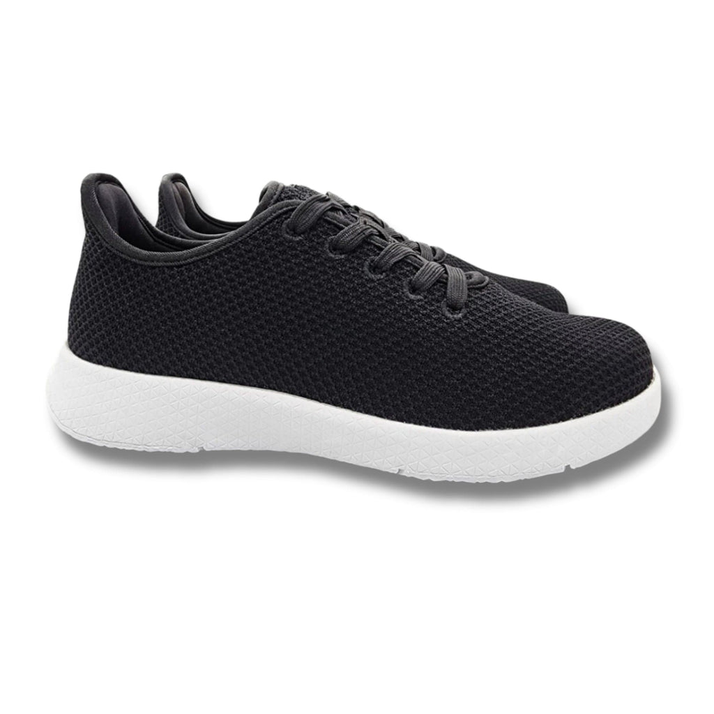 Axign River V2 Men's Lightweight Casual Orthotic Shoe - Black & White