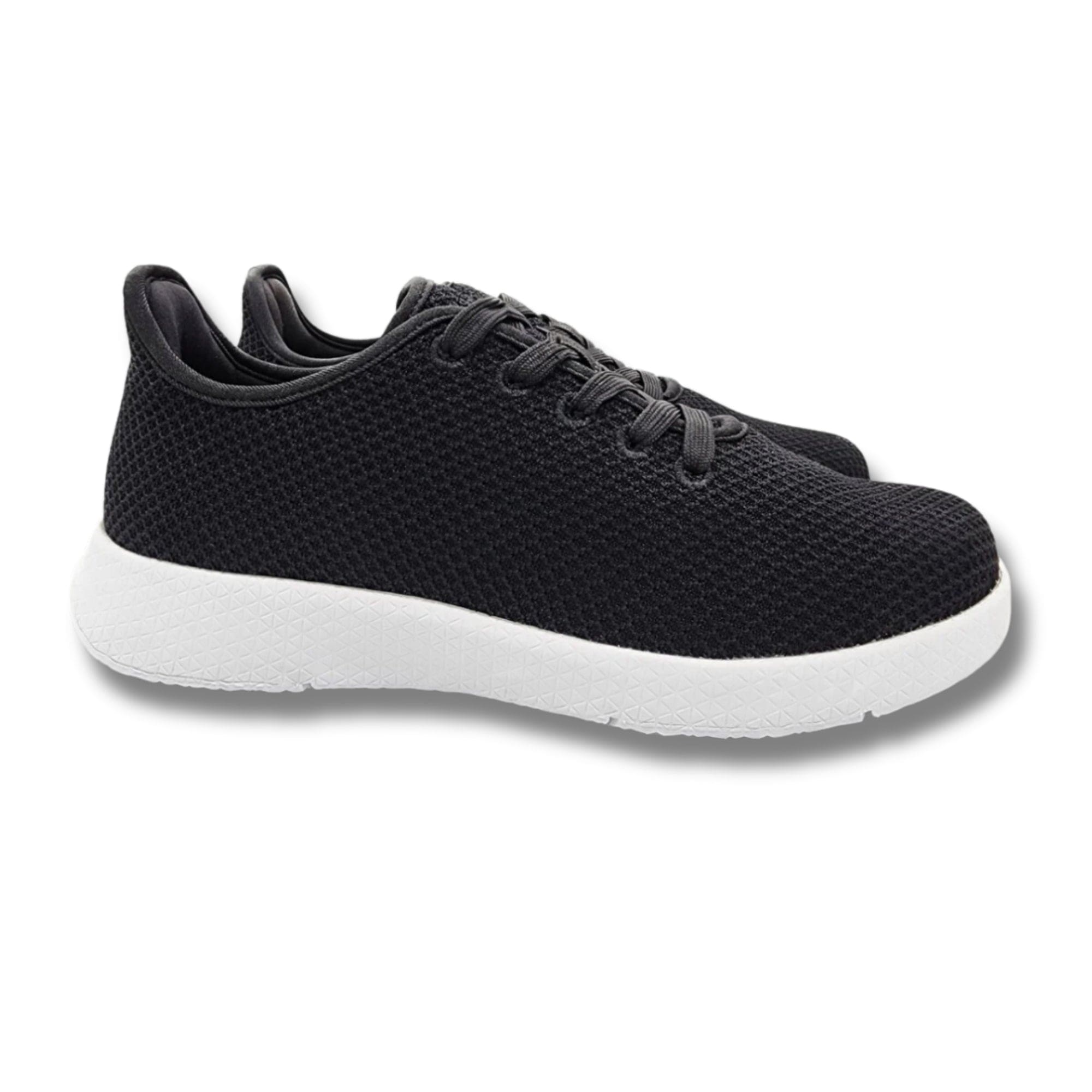 Axign River V2 Men's Lightweight Casual Orthotic Shoe - Black & White