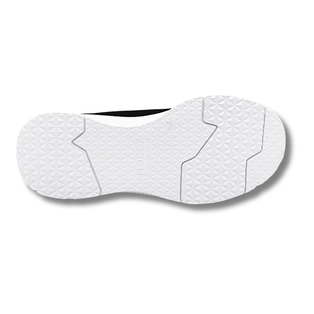 Axign River V2 Men's Lightweight Casual Orthotic Shoe - Black & White