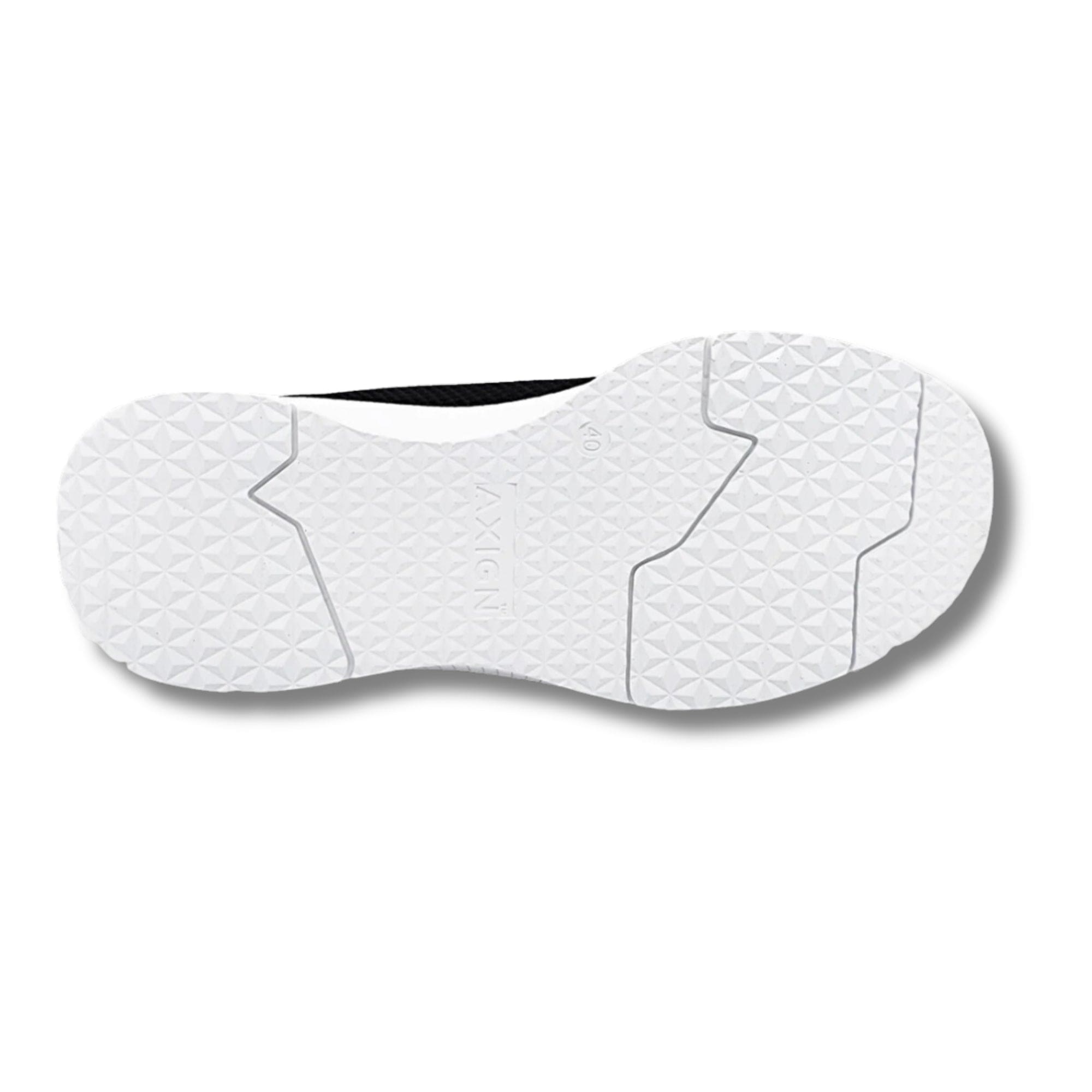 Axign River V2 Men's Lightweight Casual Orthotic Shoe - Black & White