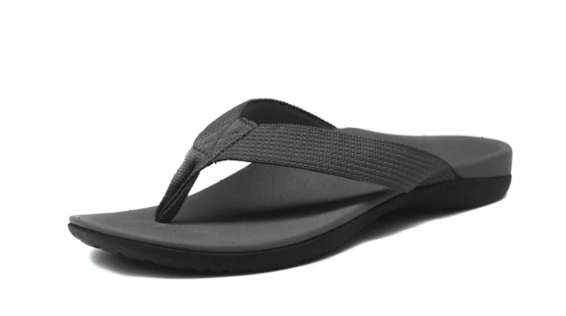 Axign Orthotic Flip Flops with Arch Support – Khaki for Men
