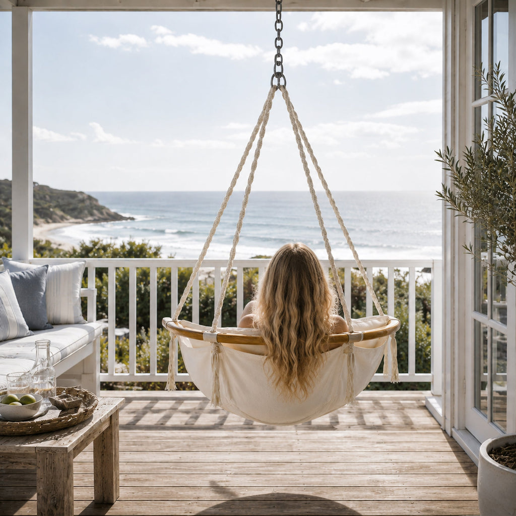 Montego Padded Hanging Hammock Chair with Cushion - Relax in Style