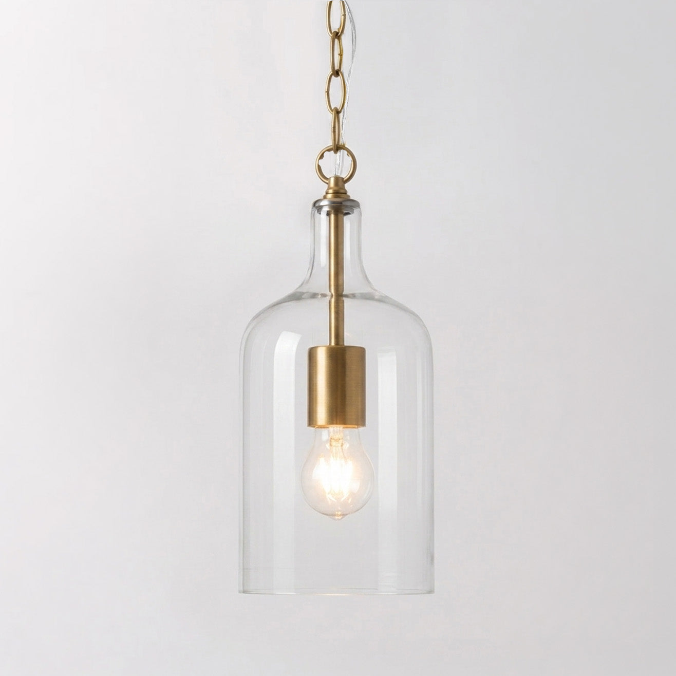 Kendal Gold Glass Pendant Light - Timeless Elegance