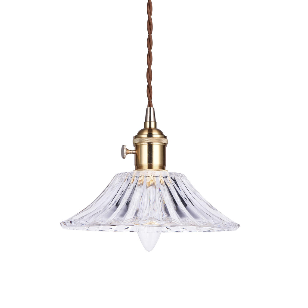 Fleur Vintage Glass Pendant Light - Elegant Ceiling Fixture