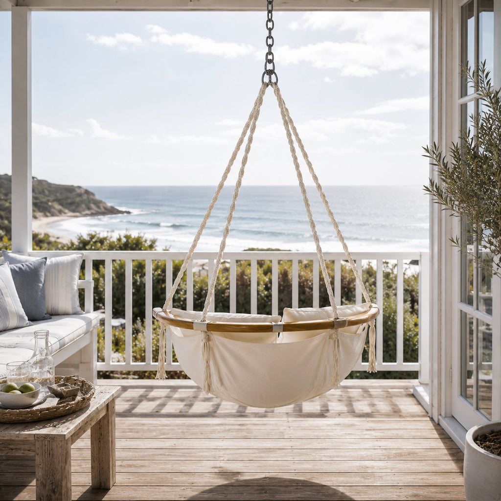 Montego Padded Hanging Hammock Chair with Cushion - Relax in Style