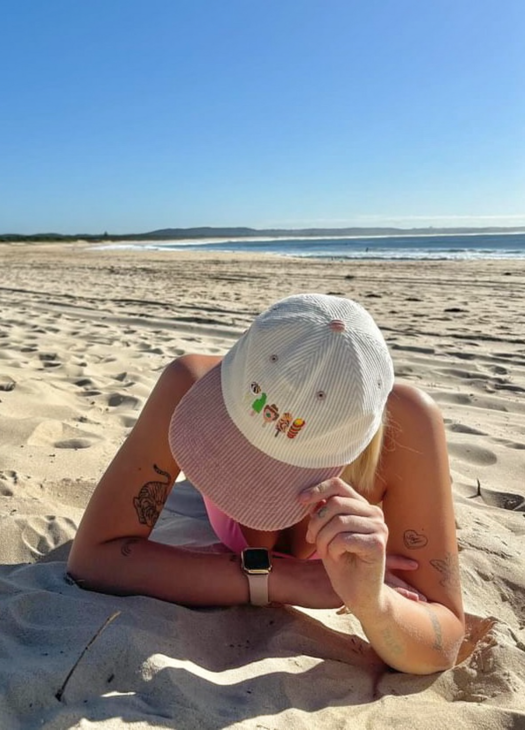 Aussie Delights Corduroy Hat - Irresistible Ice Cream Style
