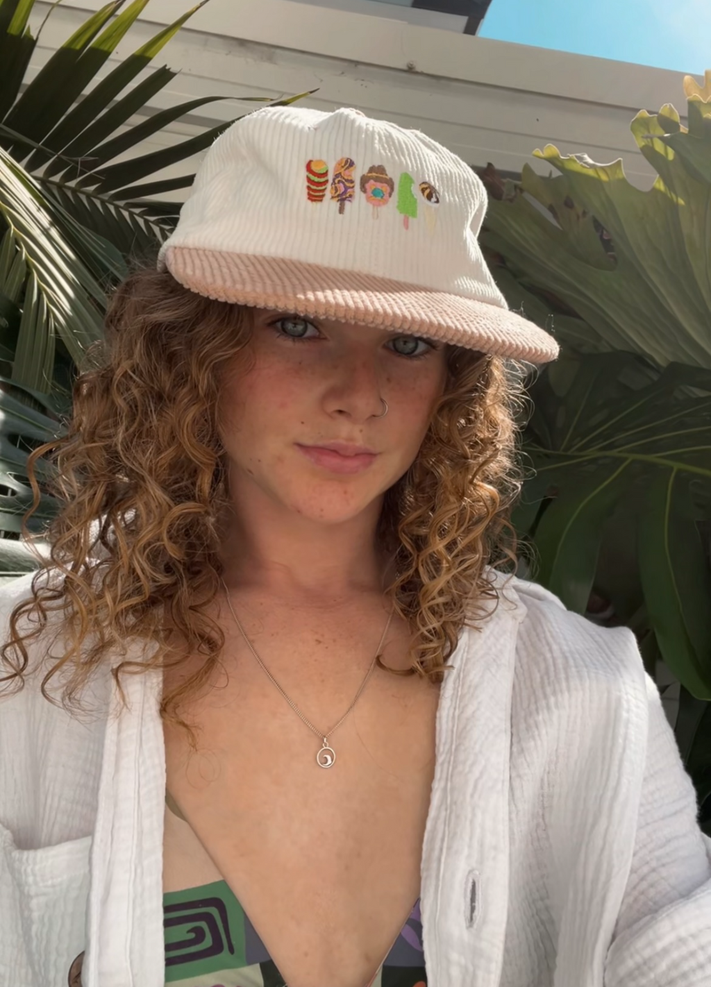 Aussie Delights Corduroy Hat - Irresistible Ice Cream Style