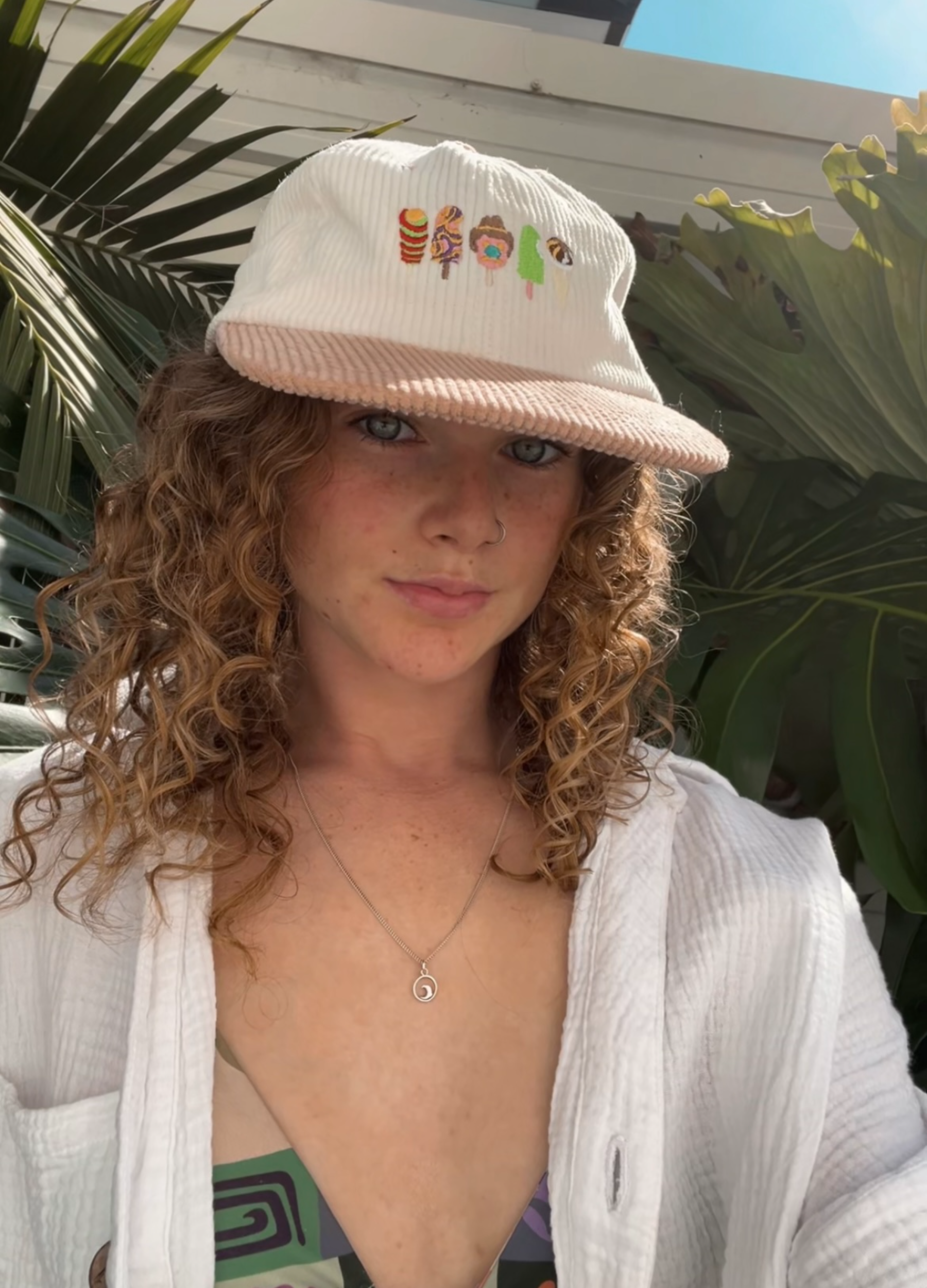Aussie Delights Corduroy Hat - Irresistible Ice Cream Style