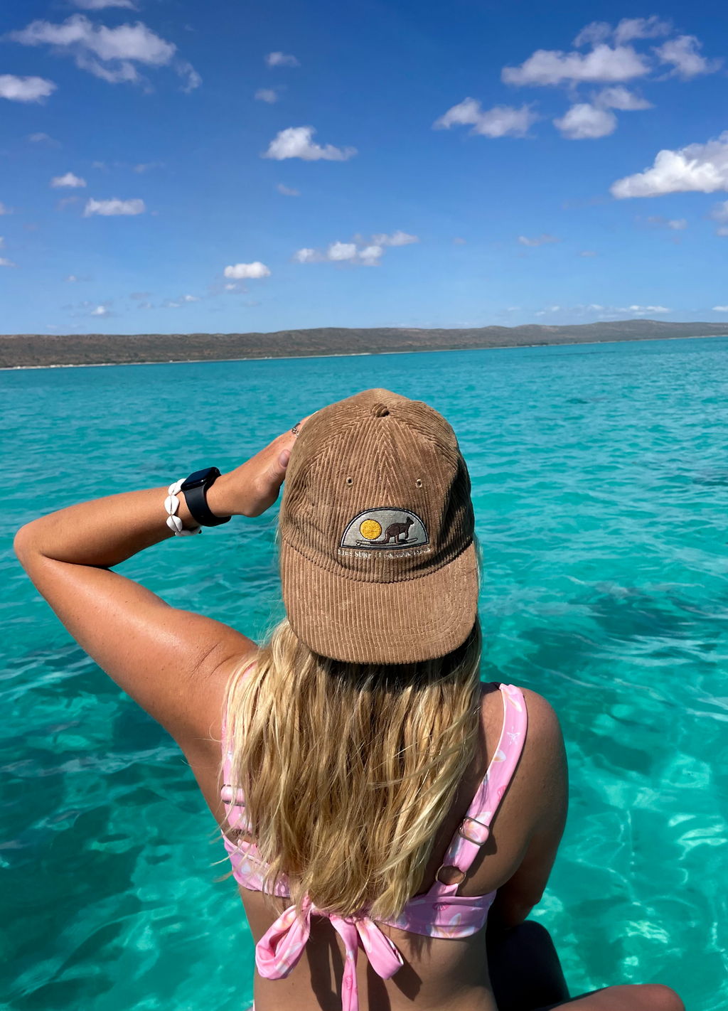 Stylish Corduroy Surfing Kangaroo Hat - Adjustable and Fun