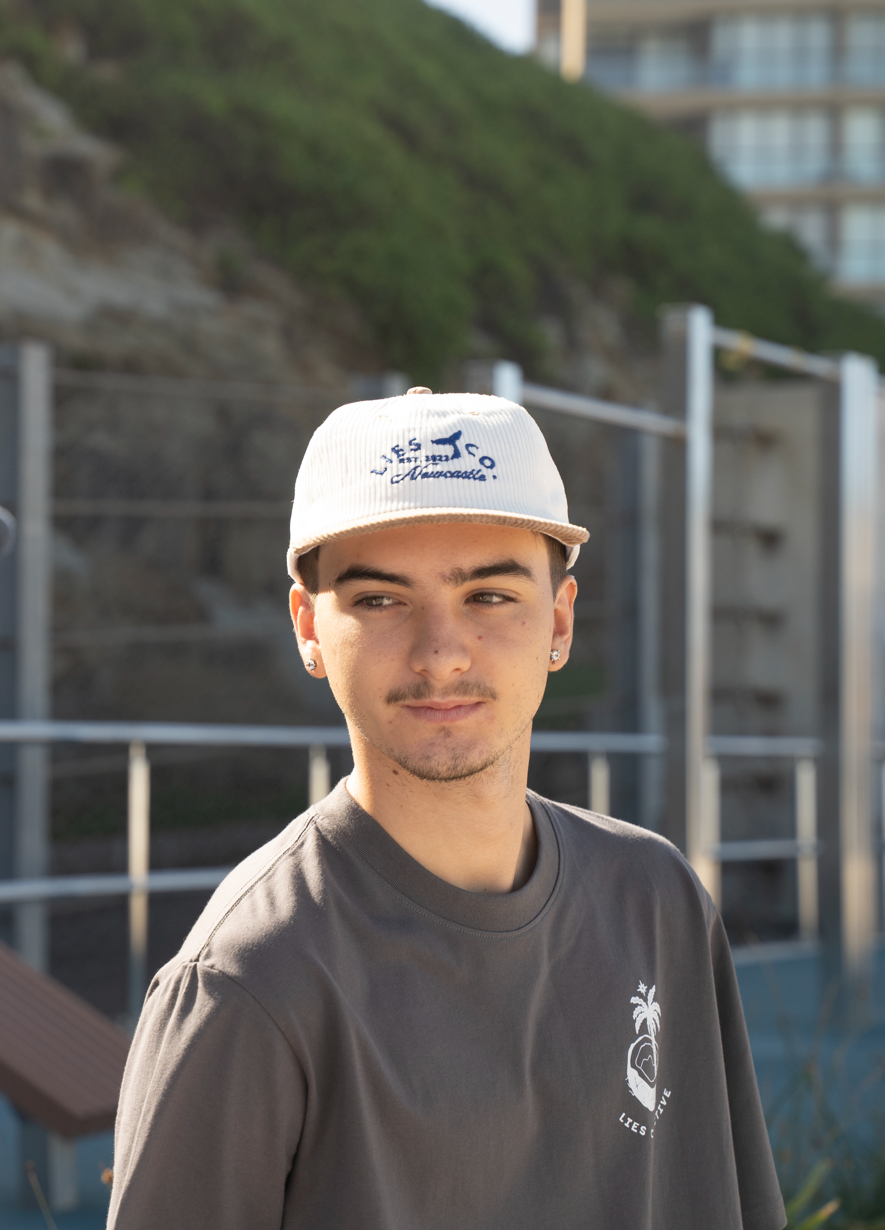 Hand-Embroidered Whale Tail Cap - Adjustable Retro 6-Panel Hat
