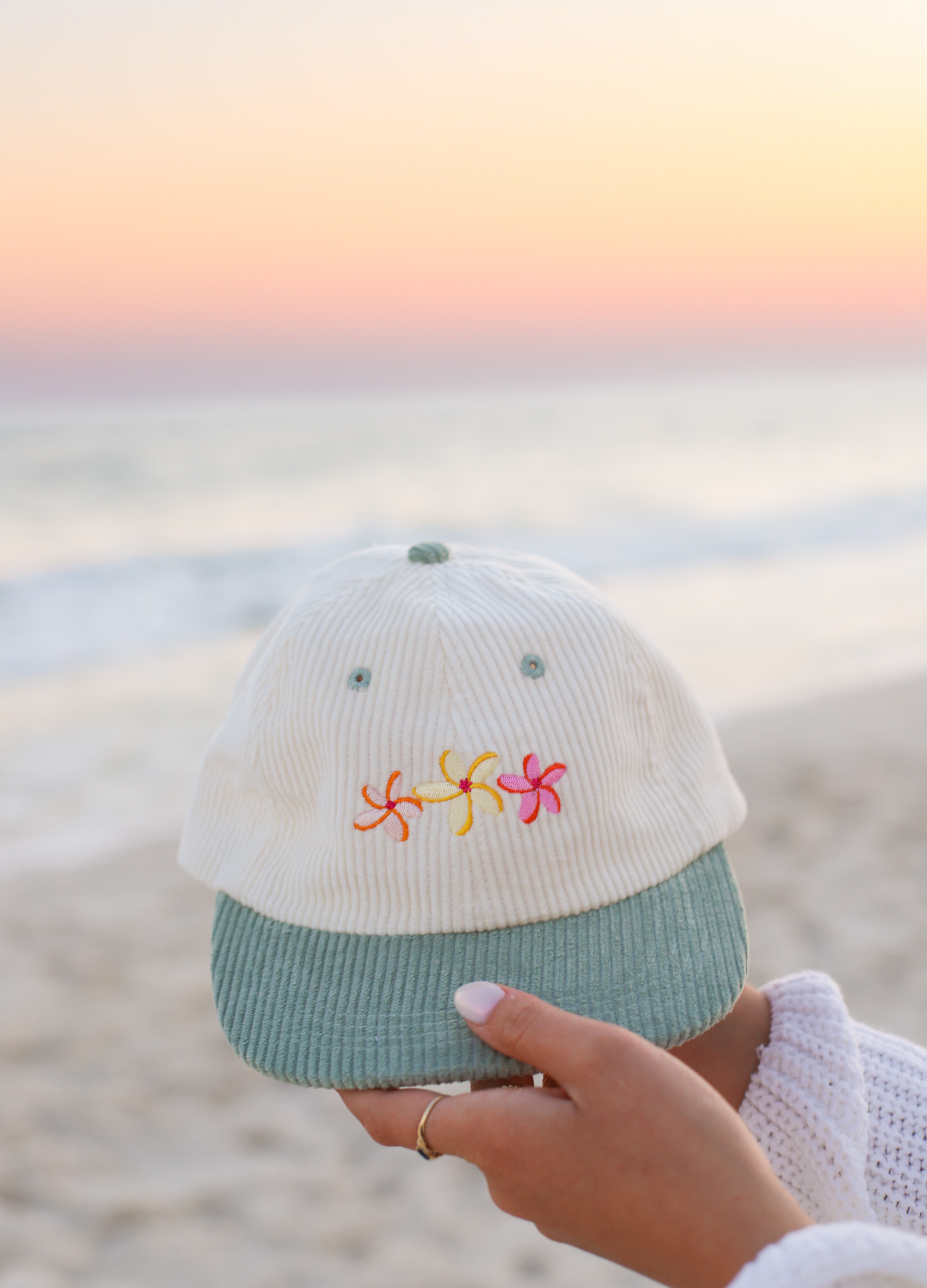 Vibrant Mini Flower Lid - Stylish Retro Hat for Kids