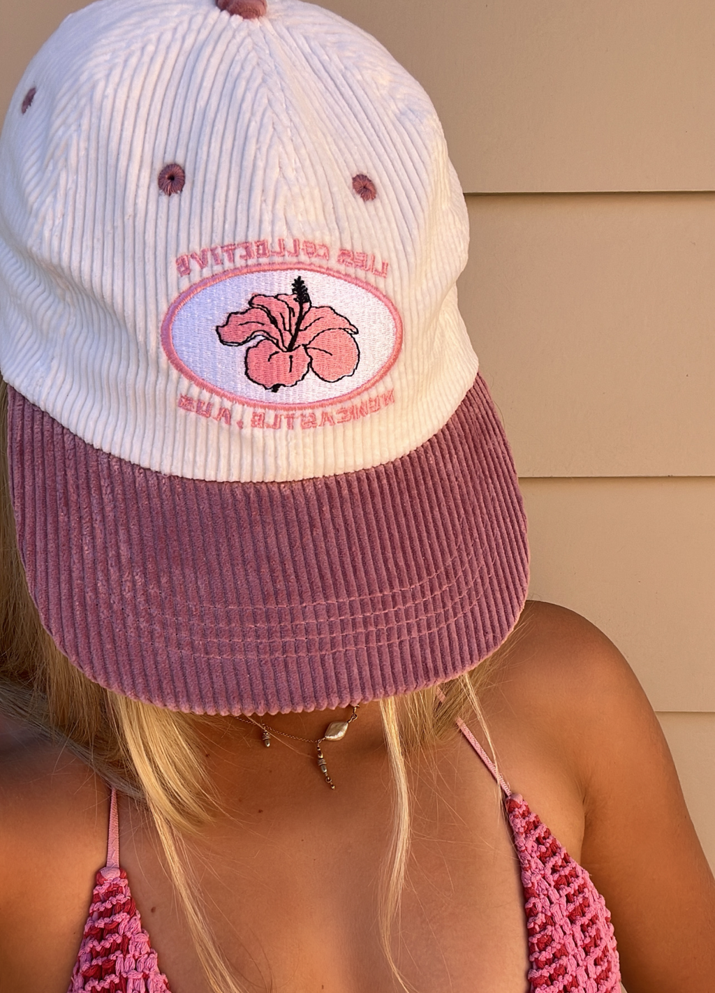 Flower Madness Corduroy Hat - Adjustable Style for Everyone