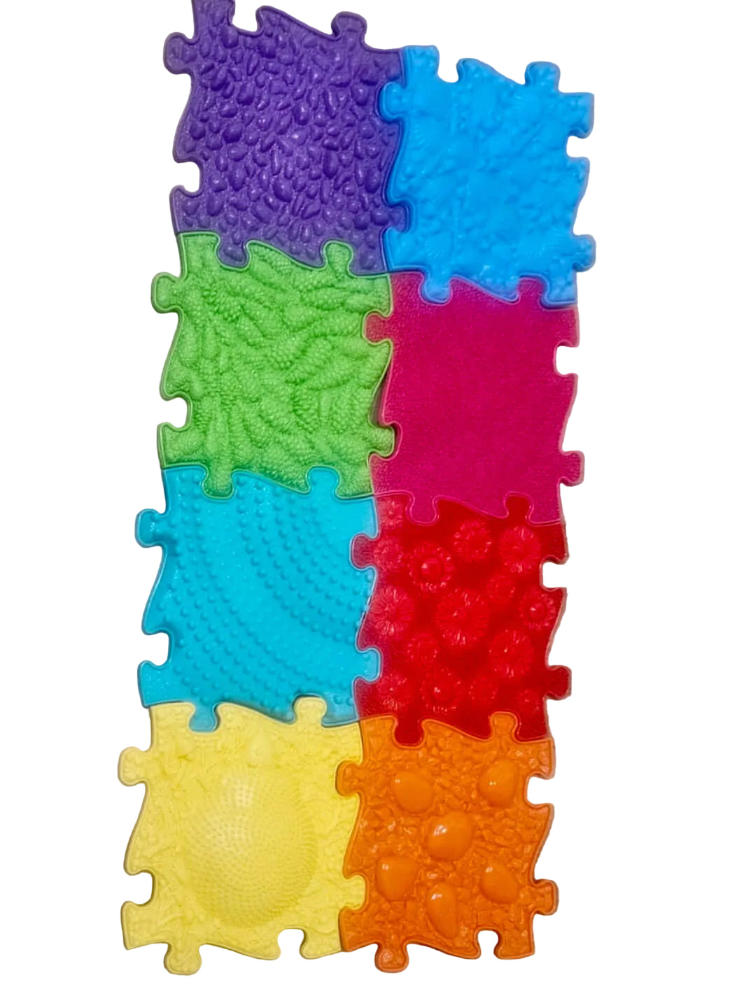 Rainbow Tactile Floor mat Set