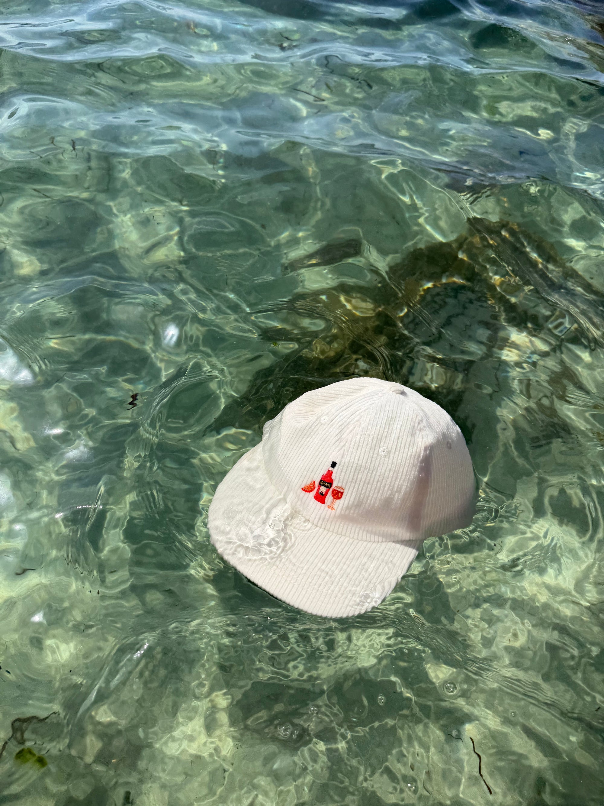 Aperol Spritz Retro Corduroy Hat - Embrace Italian Summer Style