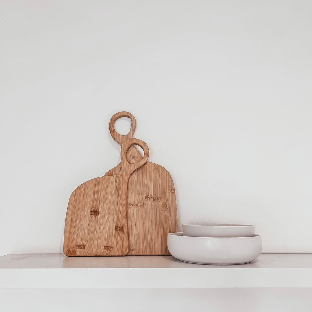 Romeo & Juliet Bamboo Chopping Board Set - Eco-Friendly Kitchen Essential