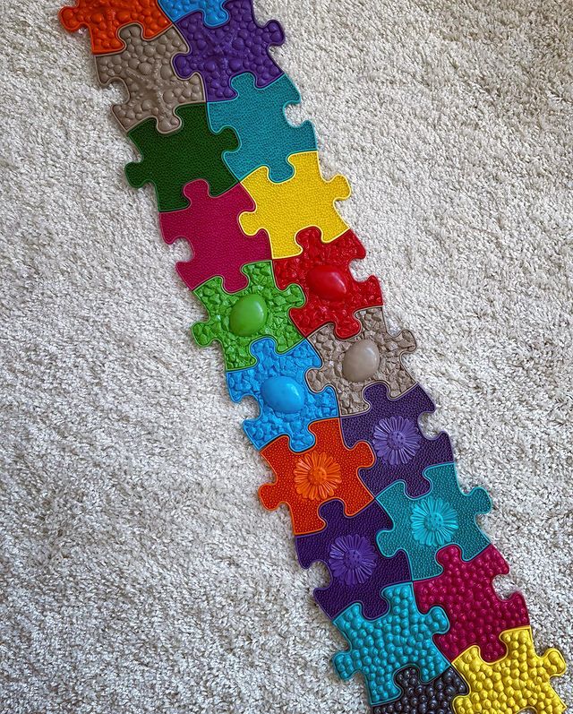 Muffik Tots Mini Sensory Playmat Set - 20 Soft & Firm Textures
