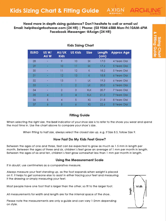 Archline Kids Orthotic Insoles – Healthy Foot Development & Comfort