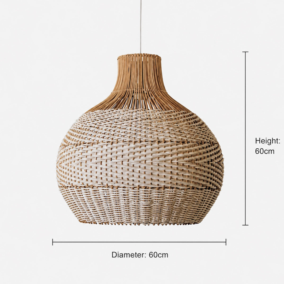 Bondi Rattan Pendant Light - Natural
