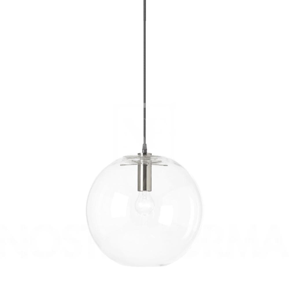 Ariana Glass Pendant Light - Chrome