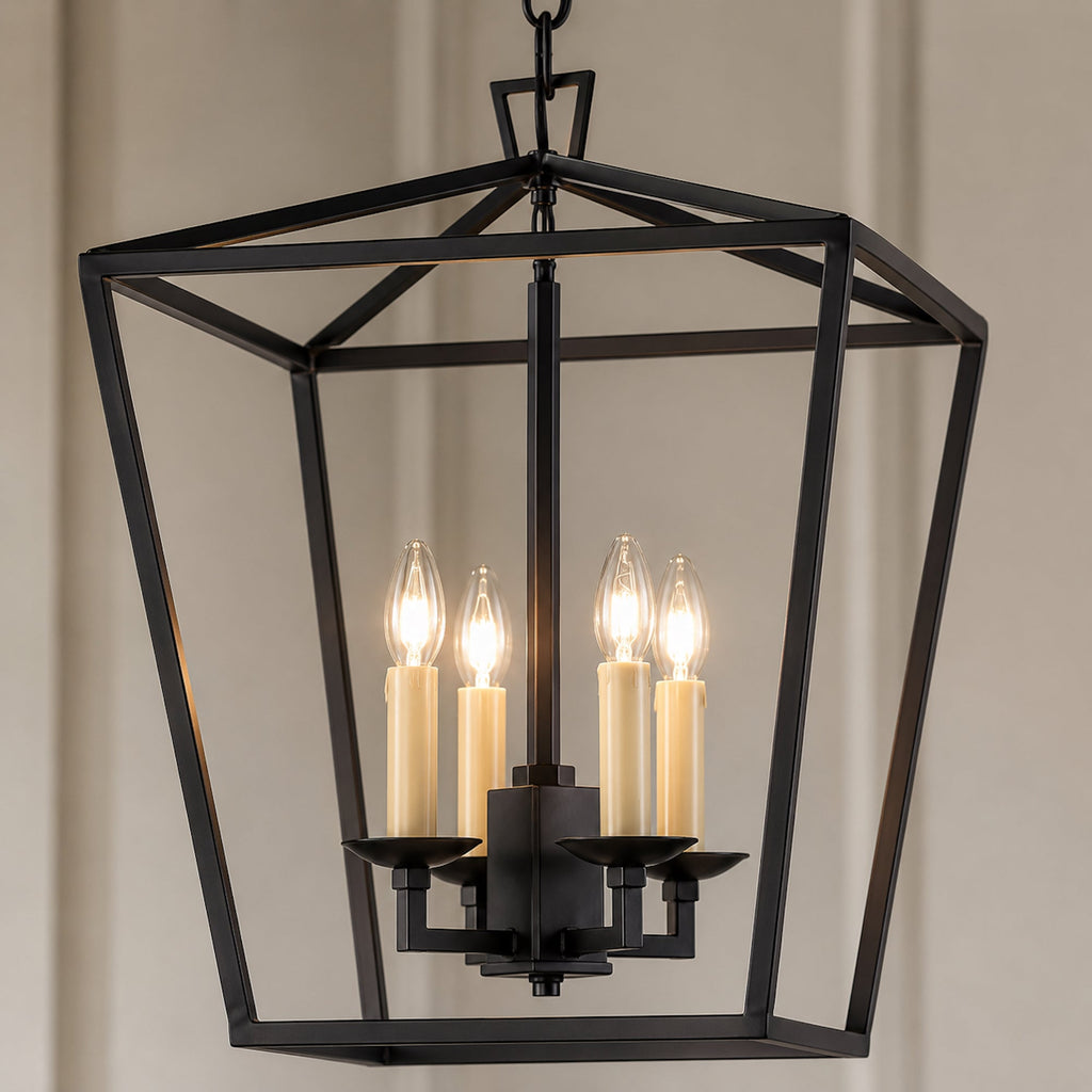 Saffire Hampton Pendant Light - Matt Black