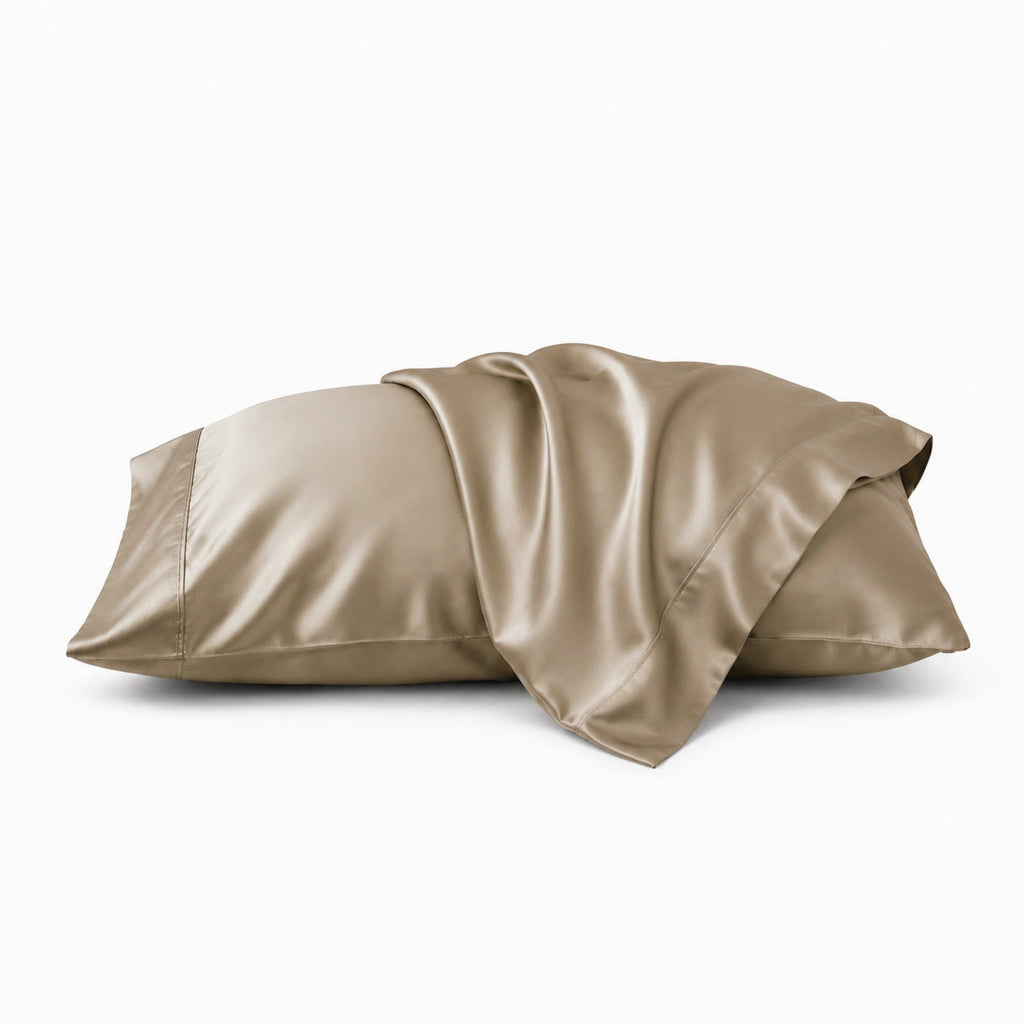 Silky Soft Bamboo Pillowcase Set - Latte | Luxury Comfort