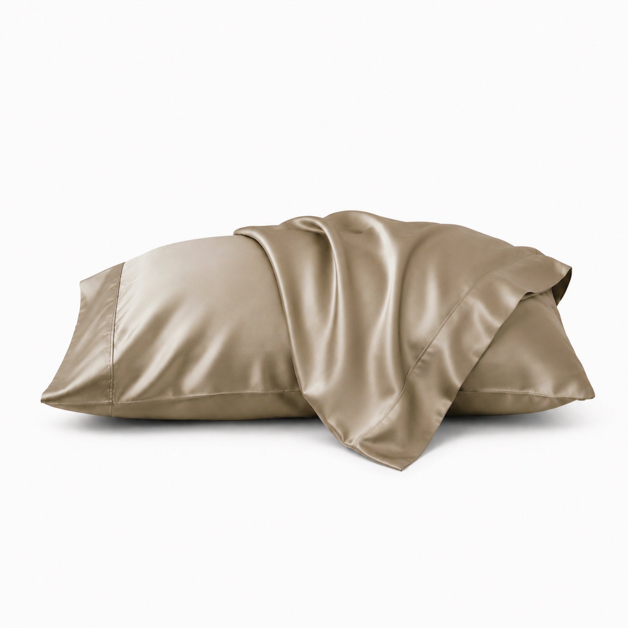 Silky Soft Bamboo Pillowcase Set - Latte | Luxury Comfort