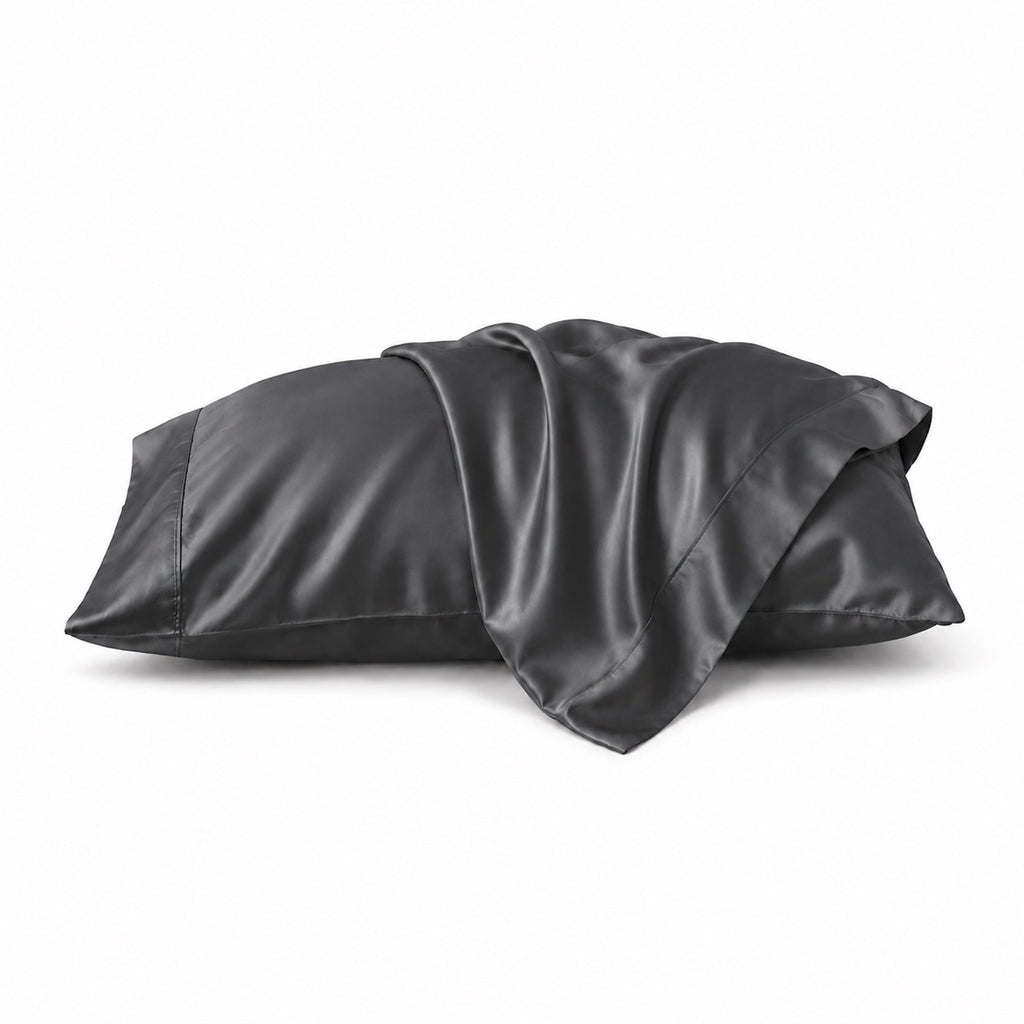 Luxurious Charcoal Bamboo Pillowcase Set | Silky Soft Comfort