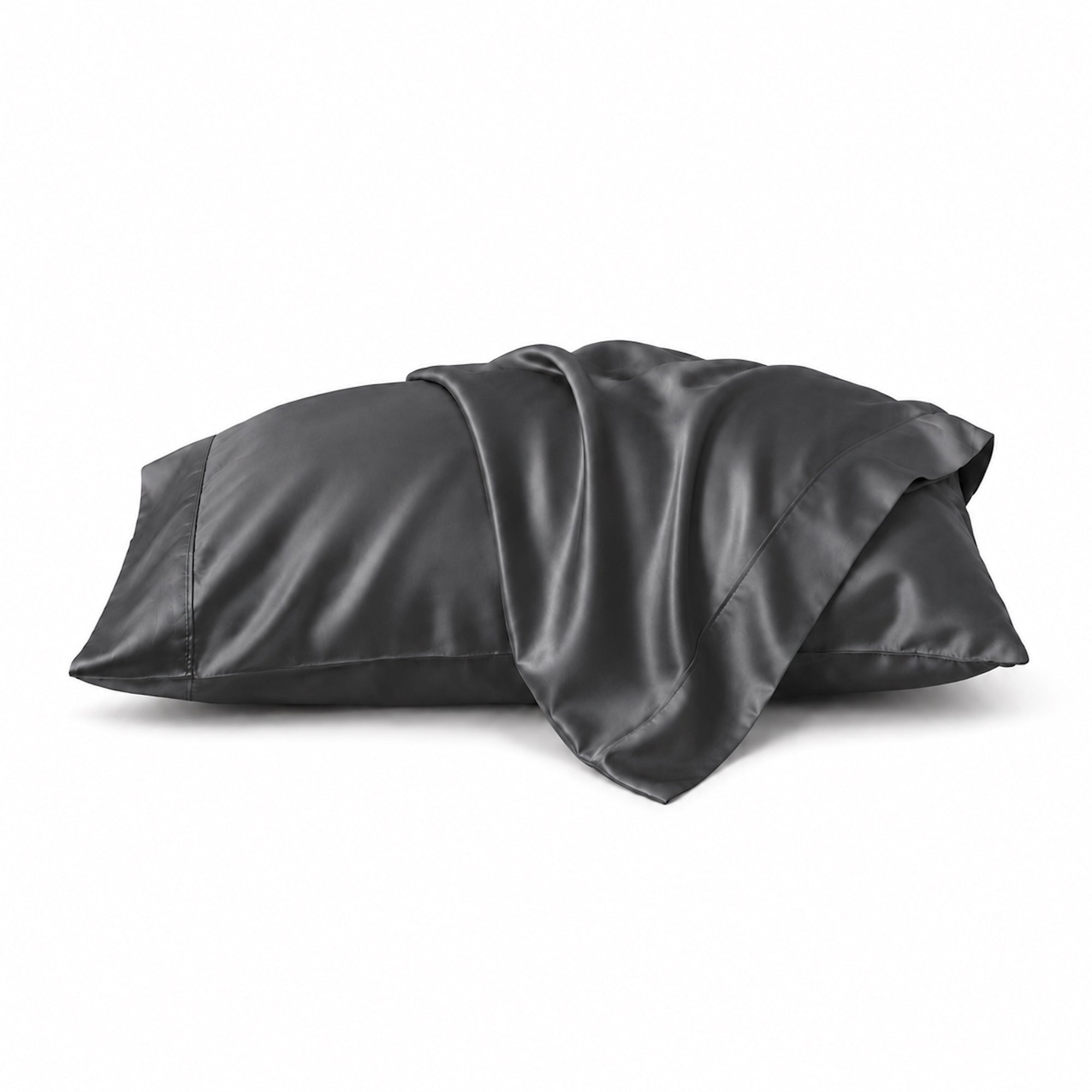 Luxurious Charcoal Bamboo Pillowcase Set | Silky Soft Comfort