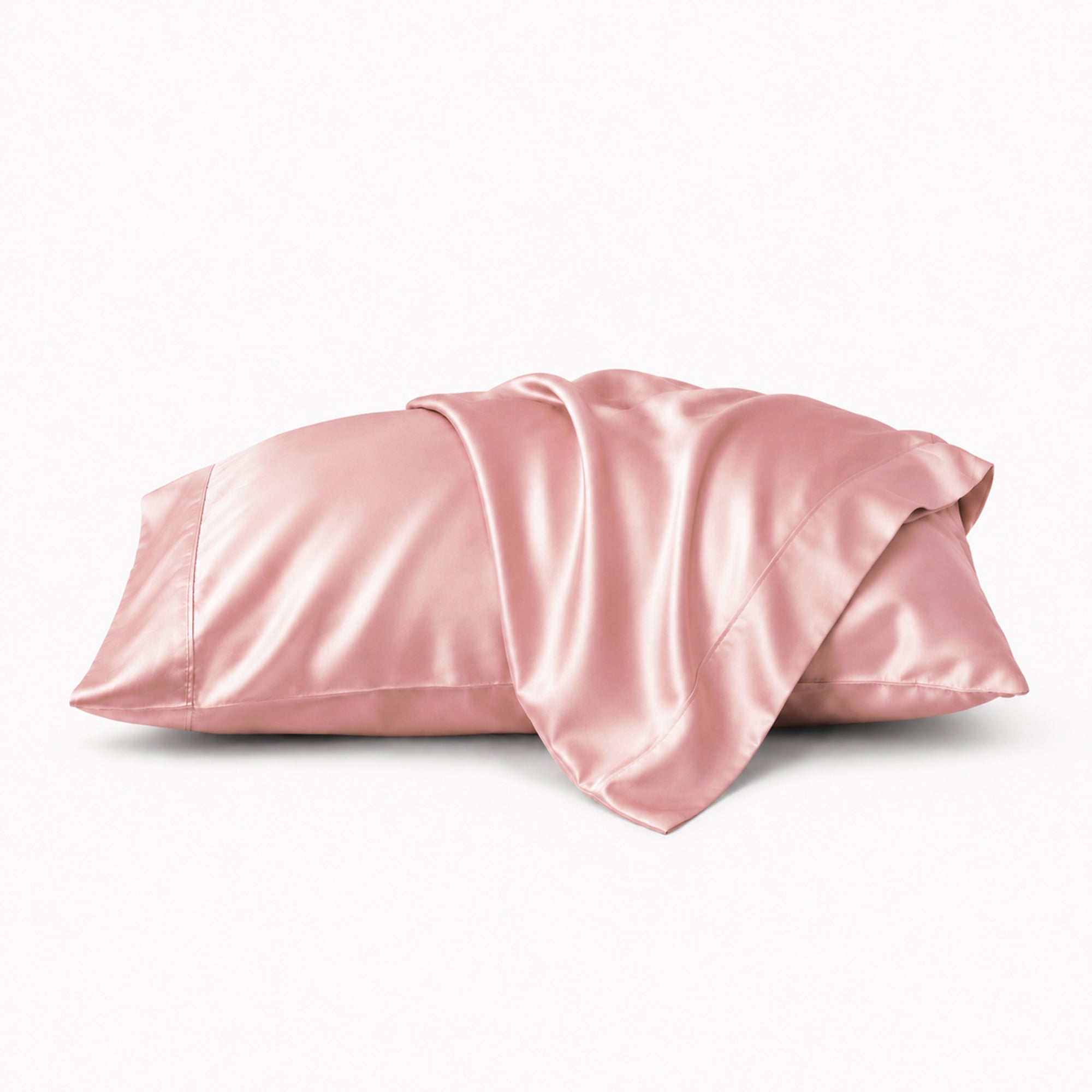 Silky Soft Coral Pink Bamboo Pillowcase Set - Luxurious Comfort