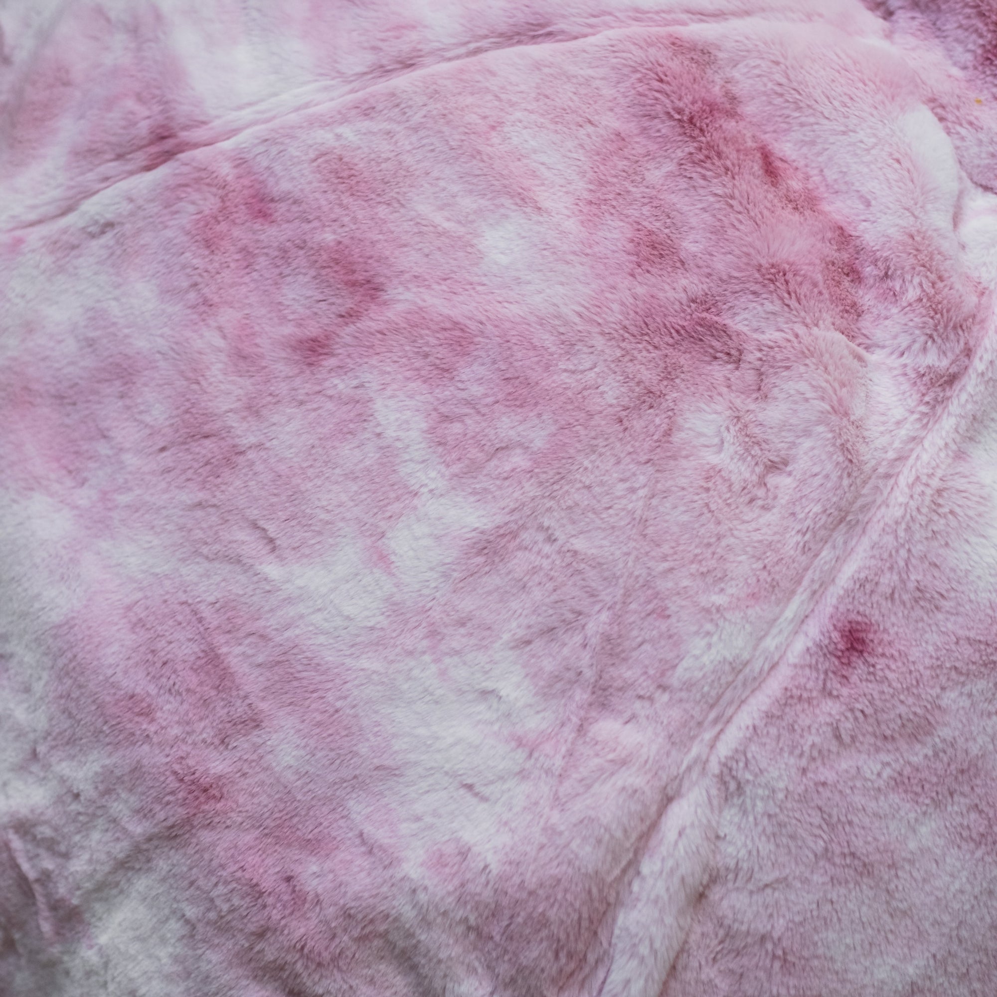 Marble Pink Cloud Plush Fur Bean Bag - Ultimate Comfort
