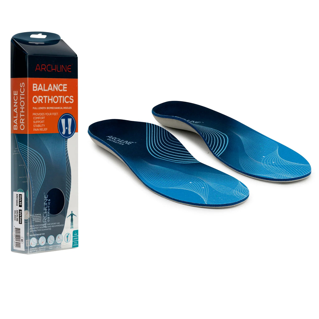Archline Full-Length Orthotic Insoles with Met Dome for Comfort