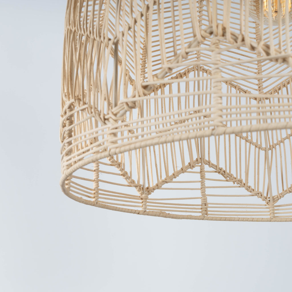 Amalfi Natural Rattan Pendant Light - Boho & Coastal Style