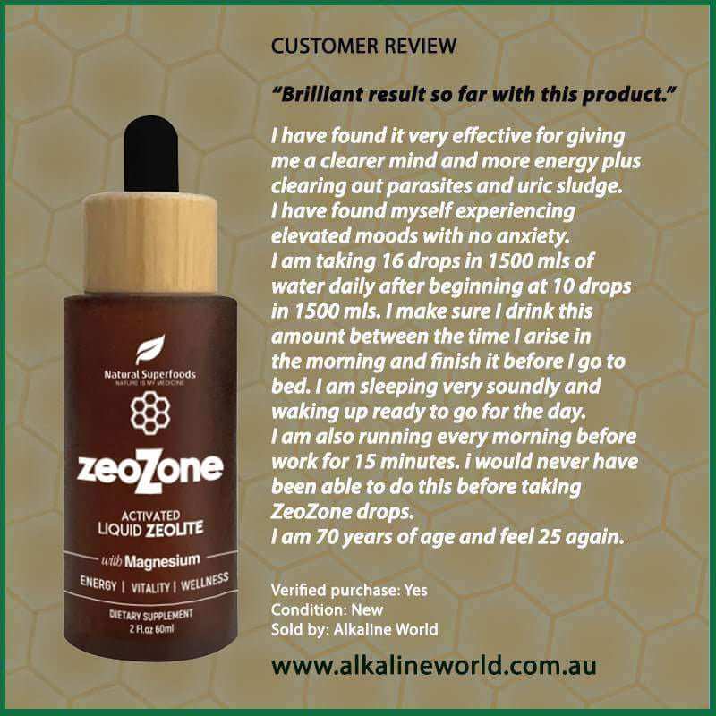 ZeoZone Activated Liquid Zeolite 60ml