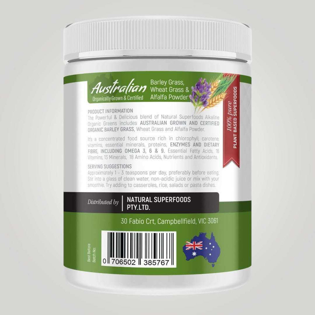 Alkaline Organic Greens 200g