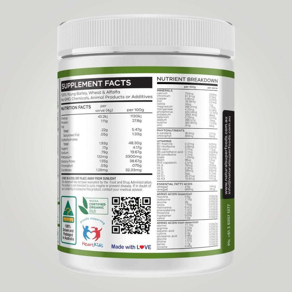 Alkaline Organic Greens 200g