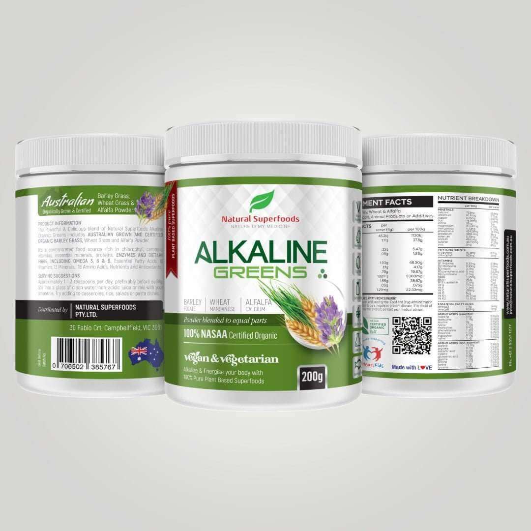 Alkaline Organic Greens 200g