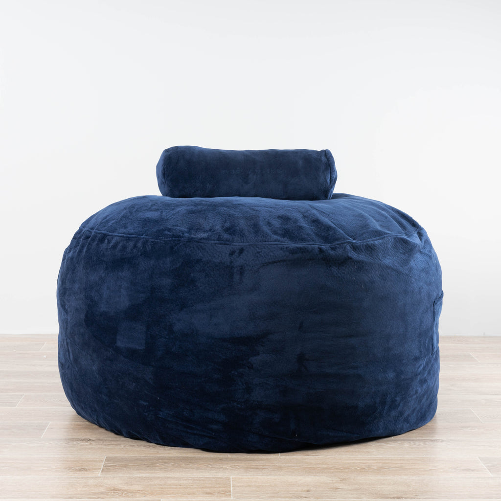 DreamPod Classic Navy Bean Bag - Ultimate Comfort & Support