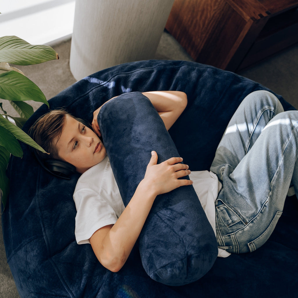 DreamPod Classic Navy Bean Bag - Ultimate Comfort & Support