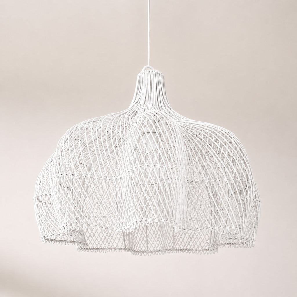 Noosa Rattan Pendant Light - White
