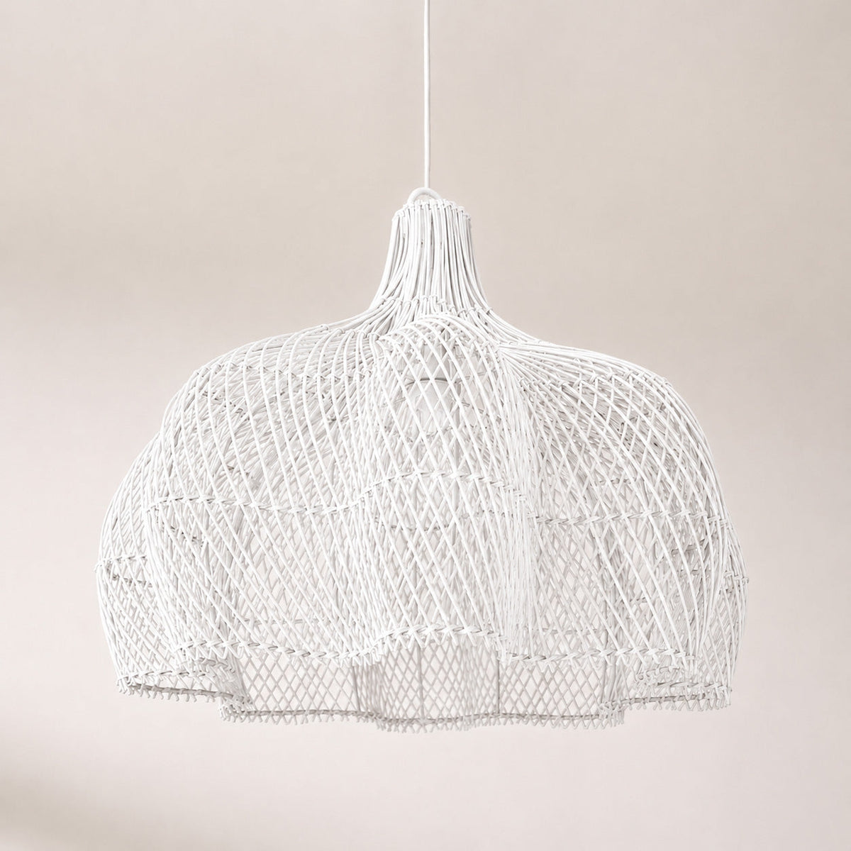 Noosa Rattan Pendant Light - White