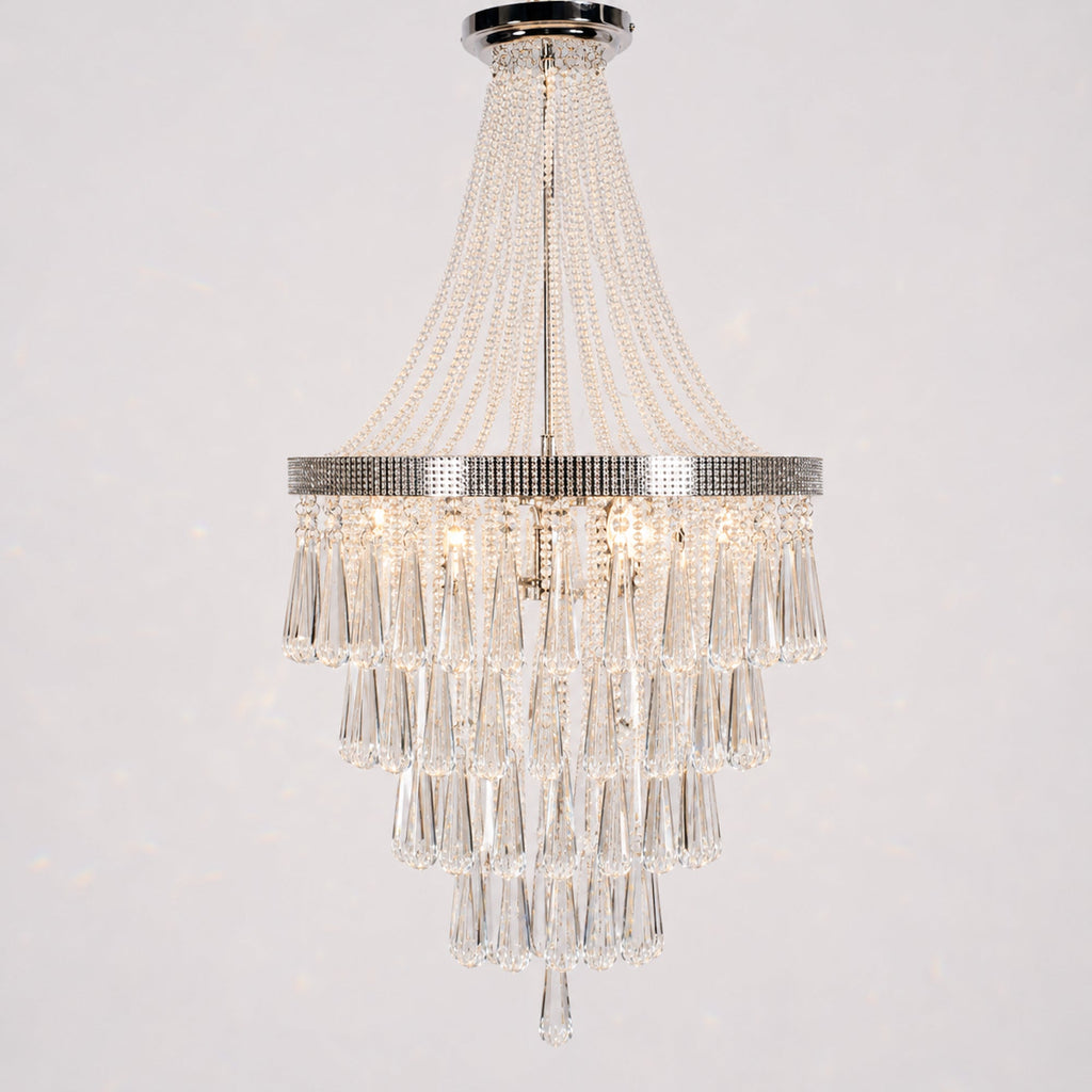 Olivia Empire Crystal Chandelier - Elegant Lighting for Any Room