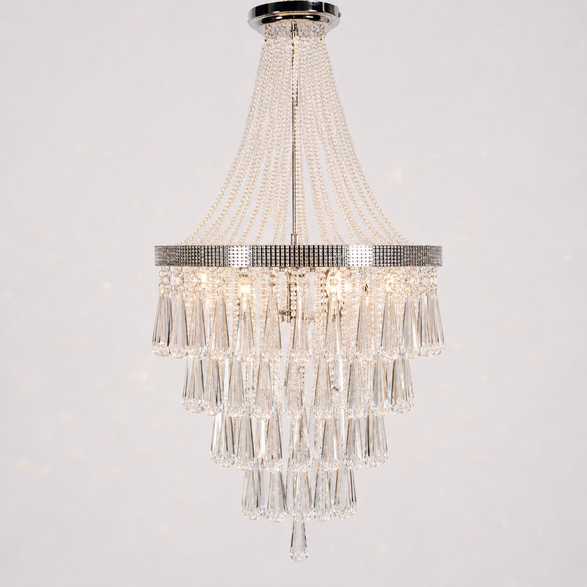 Olivia Empire Crystal Chandelier - Elegant Lighting for Any Room